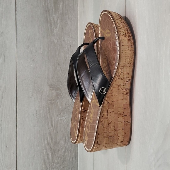 Sam Edelman Womens Romy Cork Wedge Sandals shoes sz 10M - Picture 3 of 12